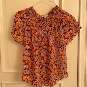 Madewell floral blouse size small